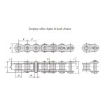 Dây xích bánh răng chính xác có bước ngắn