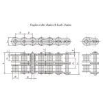 Dây xích bánh răng chính xác có bước ngắn