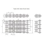Dây xích bánh răng chính xác có bước ngắn