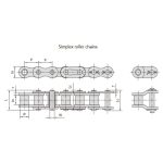 Dòng B - Xích con lăn chính xác bước ngắn