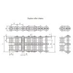 Dòng B - Xích con lăn chính xác bước ngắn