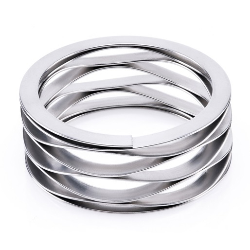 Lò xo sóng đa vòng có đầu có đệm