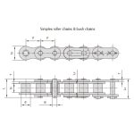 Dòng xích con lăn chịu tải nặng