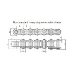 Dòng xích con lăn chịu tải nặng