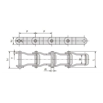 Xích thép có chốt
