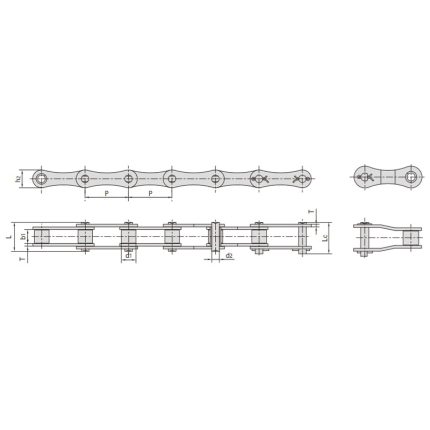 Xích thép nông nghiệp loại S