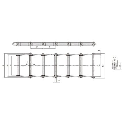Cấu trúc hàn tấm cong dạng xích