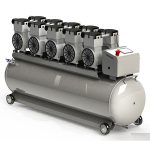 Máy nén khí điện không dầu cho nha khoa