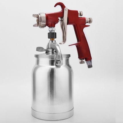 Súng phun sơn tạo ra một lớp sơn dày hơn một chút