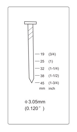 Máy bắn đinh cuộn cho mái nhà bằng khí nén